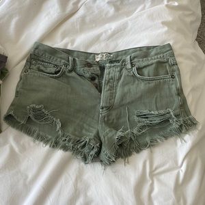 Free People shorts size 28